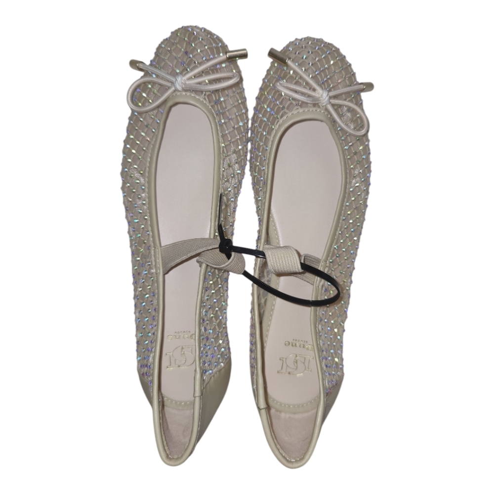 Dune London mesh ballerina flats